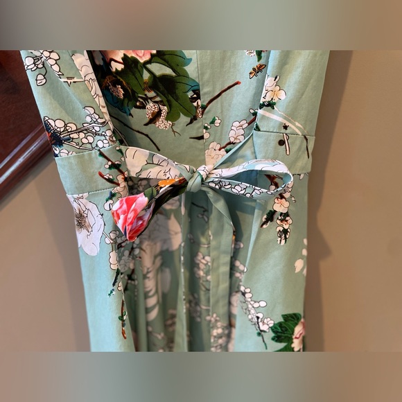 Owin 1950's Tea Dress Retro Rockabilly Summer Garden Swing Party Cocktail - Picture 9 of 15